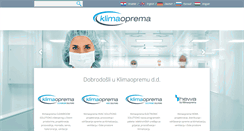 Desktop Screenshot of klimaoprema.hr
